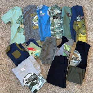 Boys 3t Star Wars the Mandalorian set